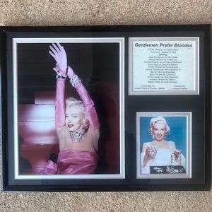 Marilyn Monroe Framed "Gentlemen Prefer Blondes"